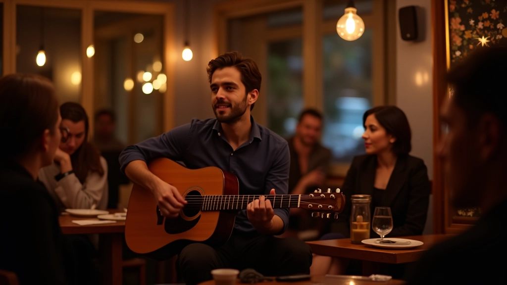 Canlı müzik kafe akşamı