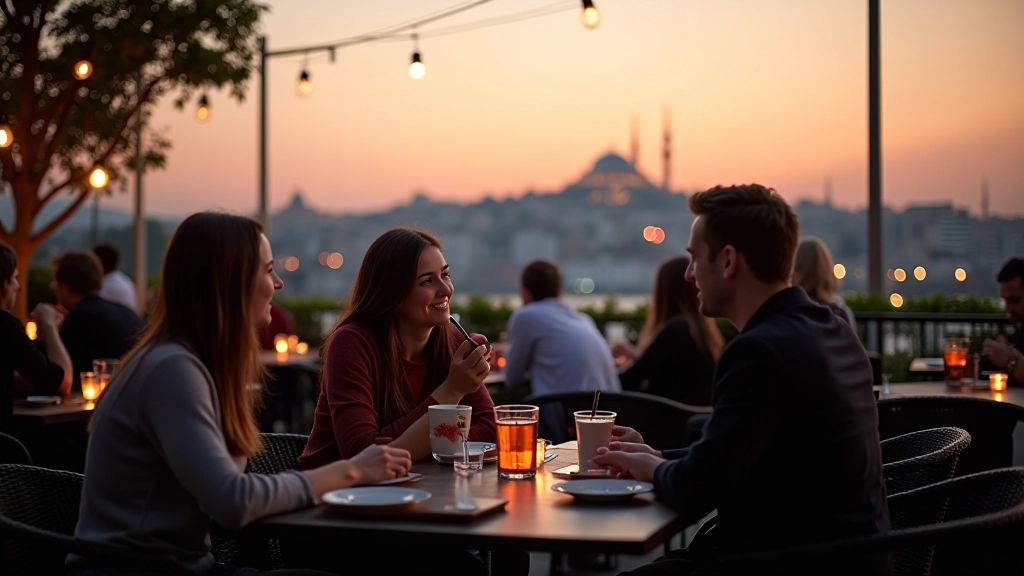 Çatı terası buluşma mekanı